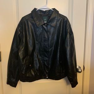 Wild Fable Black Faux leather jacket